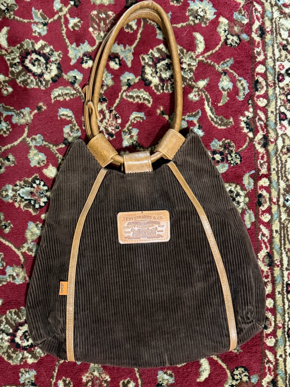 🐴 Y2K Levi Strauss Corduroy Purse